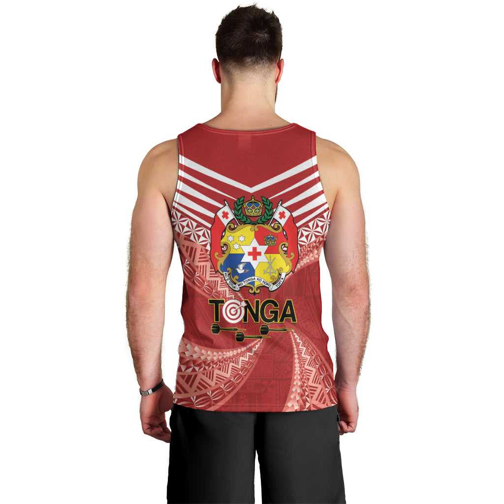Tonga Darts Men Tank Top Tongan Ngatu Pattern LT14 - Polynesian Pride