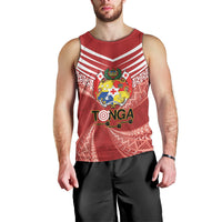 Tonga Darts Men Tank Top Tongan Ngatu Pattern LT14 - Polynesian Pride