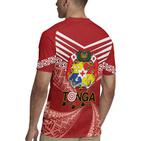 Tonga Darts Rugby Jersey Tongan Ngatu Pattern LT14 - Polynesian Pride
