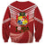 Tonga Darts Sweatshirt Tongan Ngatu Pattern