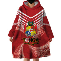 Tonga Darts Wearable Blanket Hoodie Tongan Ngatu Pattern LT14 - Polynesian Pride