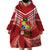 Tonga Darts Wearable Blanket Hoodie Tongan Ngatu Pattern