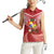 Tonga Darts Women Sleeveless Polo Shirt Tongan Ngatu Pattern