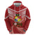 Tonga Darts Zip Hoodie Tongan Ngatu Pattern