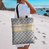 Gray Palaka Hawaii Leis Elegant Vibes Tote Bag LT14 - Polynesian Pride