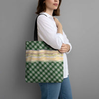 Hunter Green Palaka Hawaii Leis Elegant Vibes Tote Bag LT14 - Polynesian Pride