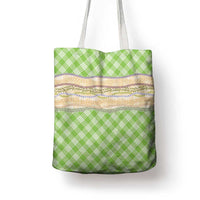 Bright Green Palaka Hawaii Leis Elegant Vibes Tote Bag LT14 - Polynesian Pride