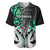 Personalised New Zealand Baseball Jersey Te Manaia Mangopare Maori And Fern Green Style LT14 Green - Polynesian Pride