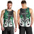 Personalised New Zealand Men Tank Top Te Manaia Mangopare Maori And Fern Green Style LT14 - Polynesian Pride