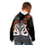 Personalised New Zealand Kid Hoodie Te Manaia Mangopare Maori And Fern Orange Style LT14 - Polynesian Pride