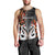 Personalised New Zealand Men Tank Top Te Manaia Mangopare Maori And Fern Orange Style LT14 - Polynesian Pride