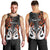 Personalised New Zealand Men Tank Top Te Manaia Mangopare Maori And Fern Orange Style LT14 - Polynesian Pride