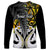 Personalised New Zealand Long Sleeve Shirt Te Manaia Mangopare Maori And Fern Gold Style LT14 - Polynesian Pride