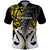 Custom New Zealand Polo Shirt Te Manaia Mangopare Maori and Fern Gold Style LT14 Gold - Polynesian Pride