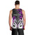 Personalised New Zealand Men Tank Top Te Manaia Mangopare Maori And Fern Purple Style LT14 - Polynesian Pride