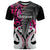 Custom New Zealand T Shirt Te Manaia Mangopare Maori And Fern Pink Style LT14 Pink - Polynesian Pride