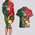 Custom Samoa And Ireland Rugby Couples Matching Long Sleeve Bodycon Dress and Hawaiian Shirt Ikale Tahi With Shamrocks