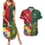 Custom Samoa And Ireland Rugby Couples Matching Summer Maxi Dress and Hawaiian Shirt Ikale Tahi With Shamrocks