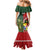 Custom Samoa And Ireland Rugby Mermaid Dress Ikale Tahi With Shamrocks