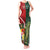 Custom Samoa And Ireland Rugby Tank Maxi Dress Ikale Tahi With Shamrocks