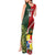 Custom Samoa And Ireland Rugby Tank Maxi Dress Ikale Tahi With Shamrocks