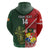 Custom Samoa And Ireland Rugby Zip Hoodie Ikale Tahi With Shamrocks