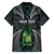 Personalised New Zealand Toki Family Matching Tank Maxi Dress and Hawaiian Shirt Silver Fern Mix Aotearoa Maori Pattern