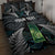 Personalised New Zealand Toki Quilt Bed Set Silver Fern Mix Aotearoa Maori Pattern