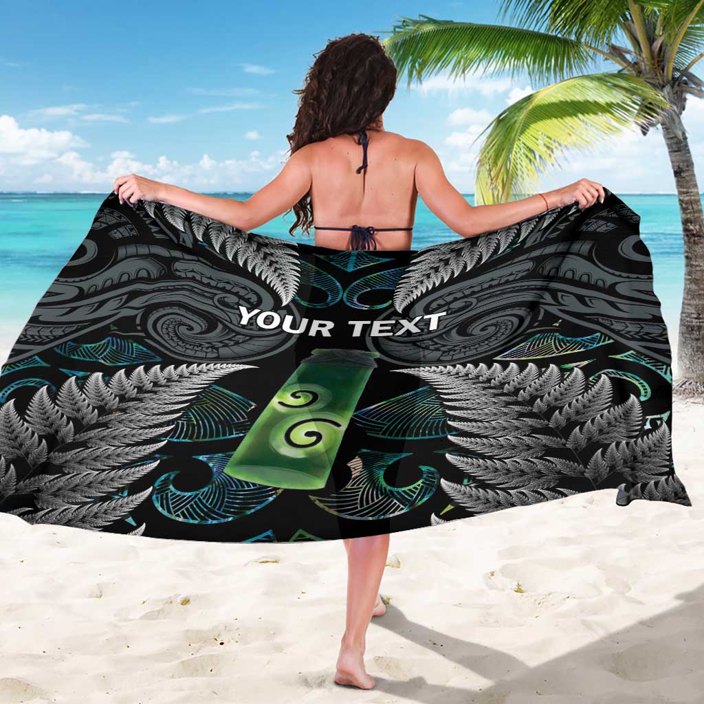 Personalised New Zealand Toki Sarong Silver Fern Mix Aotearoa Maori Pattern LT14 - Polynesian Pride