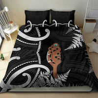 New Zealand Maripi Bedding Set Silver Fern Mix Aotearoa Maori Pattern LT14 - Polynesian Pride