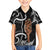 New Zealand Maripi Family Matching Long Sleeve Bodycon Dress and Hawaiian Shirt Silver Fern Mix Aotearoa Maori Pattern