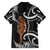 New Zealand Maripi Family Matching Short Sleeve Bodycon Dress and Hawaiian Shirt Silver Fern Mix Aotearoa Maori Pattern