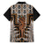 New Zealand Family Matching Long Sleeve Bodycon Dress and Hawaiian Shirt Maori Maripi Knife With Poutama Art