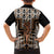 New Zealand Family Matching Short Sleeve Bodycon Dress and Hawaiian Shirt Maori Maripi Knife With Poutama Art