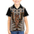 New Zealand Family Matching Short Sleeve Bodycon Dress and Hawaiian Shirt Maori Maripi Knife With Poutama Art