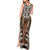 New Zealand Tank Maxi Dress Maori Maripi Knife With Poutama Art