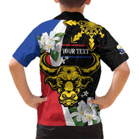 Personalised Philippines Carabao Hawaiian Shirt Filipino Sun Mix Sampaguita Flower LT14 - Polynesian Pride