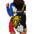 Personalised Philippines Carabao Hoodie Dress Filipino Sun Mix Sampaguita Flower