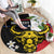 Personalised Philippines Carabao Round Carpet Filipino Sun Mix Sampaguita Flower