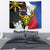 Personalised Philippines Carabao Tapestry Filipino Sun Mix Sampaguita Flower