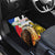 Personalised Philippines Eagle Car Mats Filipino Sun Mix Sampaguita Flower