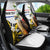 Personalised Philippines Eagle Car Seat Cover Filipino Sun Mix Sampaguita Flower