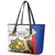 Personalised Philippines Eagle Leather Tote Bag Filipino Sun Mix Sampaguita Flower