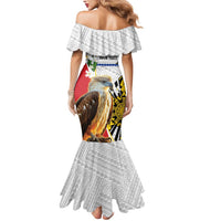 Personalised Philippines Eagle Mermaid Dress Filipino Sun Mix Sampaguita Flower LT14 - Polynesian Pride