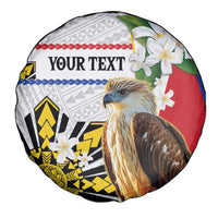 Personalised Philippines Eagle Spare Tire Cover Filipino Sun Mix Sampaguita Flower LT14 - Polynesian Pride