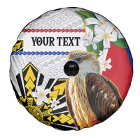 Personalised Philippines Eagle Spare Tire Cover Filipino Sun Mix Sampaguita Flower LT14 - Polynesian Pride