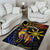 Philippines Sarimanok Area Rug Papanok Legendary Bird Okir Polynesian Pattern