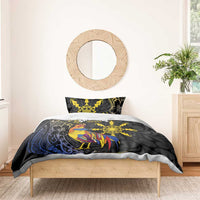 Philippines Sarimanok Bedding Set Papanok Legendary Bird Okir Polynesian Pattern LT14 - Polynesian Pride