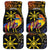 Philippines Sarimanok Car Mats Papanok Legendary Bird Okir Polynesian Pattern