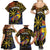 Philippines Sarimanok Family Matching Summer Maxi Dress and Hawaiian Shirt Papanok Legendary Bird Okir Polynesian Pattern